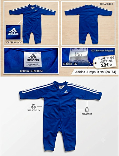Adidas baby strampler - adidas, 74