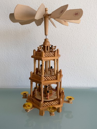 Holz weihnachtspyramide - holz,