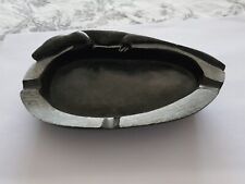 Aschenbecher Mineralstein Eidechse a.  ZIMBABWE, 19 cm Gothic Style..? NEU 