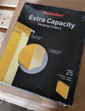 Pendaflex Extra Kapazität verstärkte Hängeordner, gelb (Karton beschädigt)