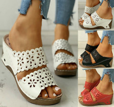 Damen Keilabsatz Sandaletten