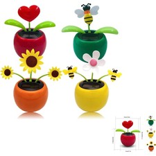 Solar Wackelblume, Solarblume, Wackelblume, Outdoor, Büro, Auto, Geschenk