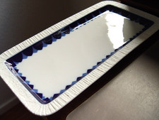 °°° THOMAS PORZ. ARCTA BORKE "BLAU" KUCHENPLATTE L/B=34/17 RICHARD SCHARRER °°°