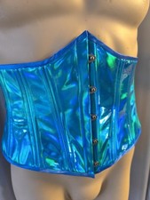 Taillen Schnürkorsett Gr. M Korsett, Lack, Metallic, Gay, CSD