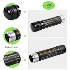 2Pcs Für Black Decker Versapak 3,6V VP100 VP110 S100 S110 383900-004 5,0Ah Akku