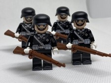 4 Wehrmacht Infanterie 2. Weltkrieg identische Packung Custom Brick Spielzeug Figuren
