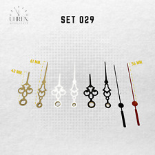 Zeigersatz 61mm schwarz weiß