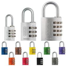 ABUS 145/20 145/30 145/40 Aluminium Code Zahlenschloss 3 Größen 10 Farben 