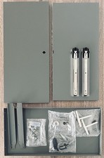 Orig. USM Haller Ausziehtablar Schublade Mittelgrau 750 x 350mm  Komplettes Set