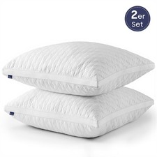 2er Set Microfaser Kopfkissen