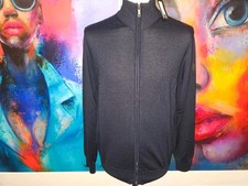 ICEBERG Merino Cardigan Strickjacke Größe 52 / L schwarz -NEU-