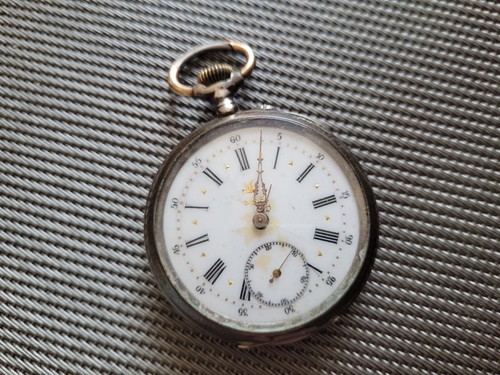 Taschenuhr 800er remontoir - taschenuhr,