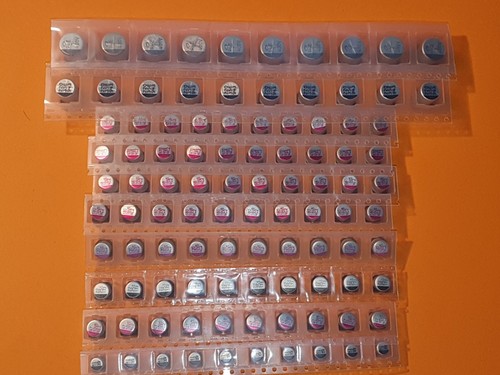 100x smd elko sortiment - elko,
