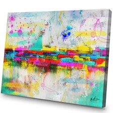 LEINWAND BILD ABSTRAKT BUNT
