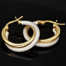 Wunderschöne Goldcreolen