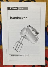 Bedienungsanleitung Deutsch für Handmixer D 228774 von Tchibo / TCM