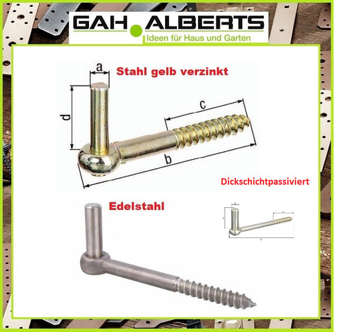 Kloben zum einschrauben für - einschrauben,