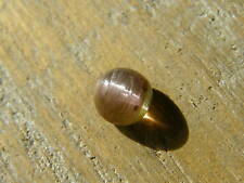 1 Turmalin Katzenauge rosa grün 1,04 ct rund 5,4 mm