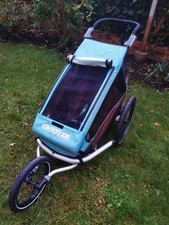 Croozer Kid Plus Fahrradanhänger, 3-in-1, Inkl. Buggy und Jogger für 1 Kind