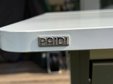 Ergonomischer Paidi Jaro Kinderschreibtisch in Weiß mit allen Extras