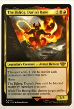 MTG - The Balrog, Durin's Bane/Der Balrog, Durins Fluch - LTR - EN - EX
