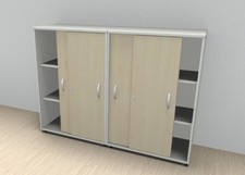 Büroschrank 2teilig