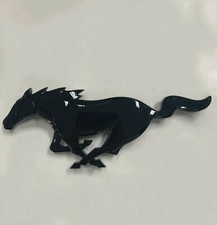 Mustang EMBLEM Pillar Black