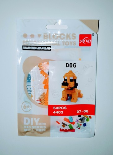 Mini nanoblock kunststoff - 3d,