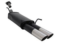 NOVUS Sportauspuff Endschalldämpfer 2x76mm MS passend für ASTRA G COUPE CABRIO