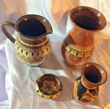 4er Set Bulgarische Keramik