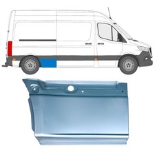 Reparaturblech Kotflügel hinten für Mercedes Sprinter 2018- / Rechts