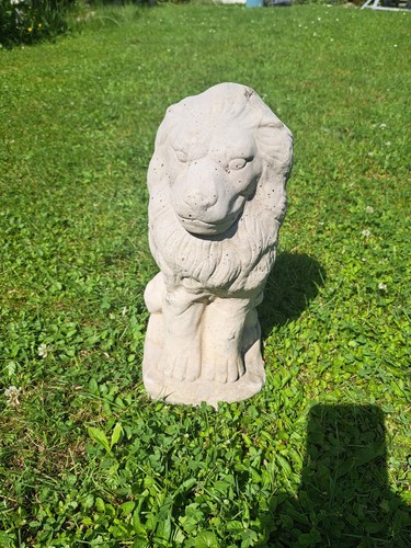 Löwe gartenfigur aus - löwe, stein