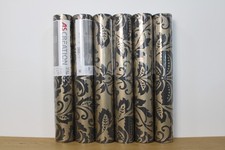 6 Rollen Vliestapete AS Creation 36910-4 Schwarz/ Gold Barock Anf. 6A