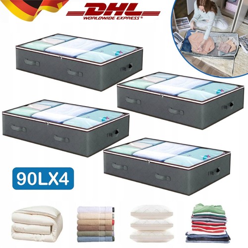 4er set 90l unterbett kommode - 90l,