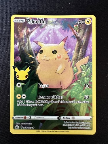 Pokémon pikachu 005 - pokémon, 005/025