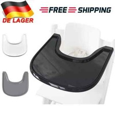 Hochstuhltablett kompatibel mit Stokke Tripp Trapp Chair Weiß Schwarz Grau DHL