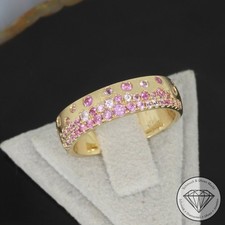 Wert 2350 € Saphir Ring 585 14 Karat Gelb Gold Gr.55 xxyy