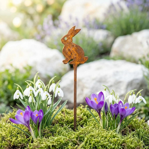 Edelrost hase figur - klein, 11