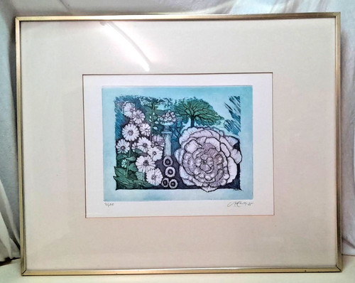 Bild passepartout radierung - bild,