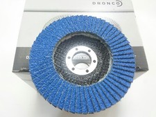 Dronco Fächerschleifscheiben G-AZ 115 mm K 40 Inox Fächerscheibe Lamellenscheibe