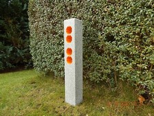 Gartensteckdose Granit Stele