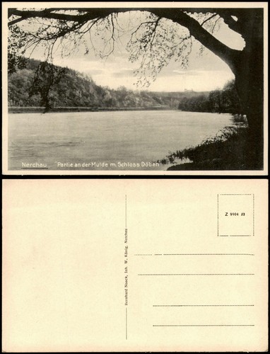 Postcard nerchau grimma lot - lot, on