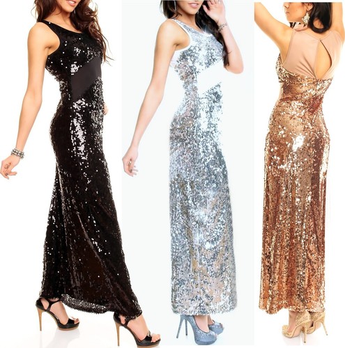 Abendkleid mit silbernen