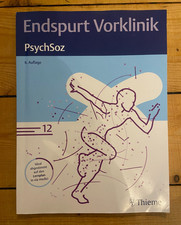 Thieme Endspurt Vorklinik PsychSoz, 6. Auflage 2023, sehr guter Zustand