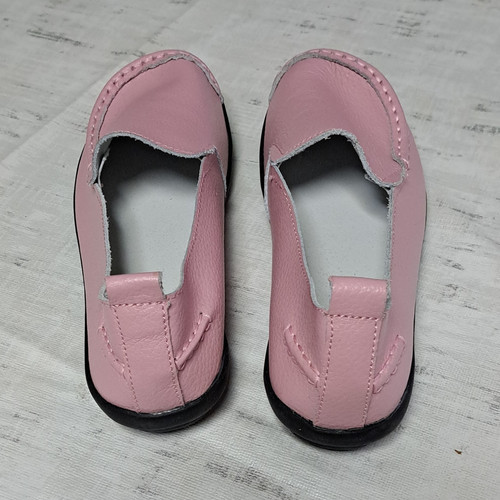 Rosa schuhe aus kunstleder mit - aus,