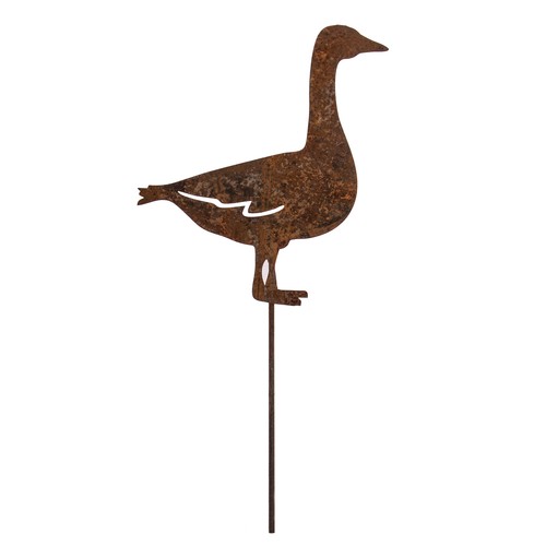 Gartenstecker edelrost ganz - edelrost,
