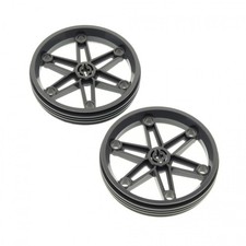 2x Lego Technic Rad Felge 61.6x13.6 neu-dunkel grau Speiche 4580588 2903