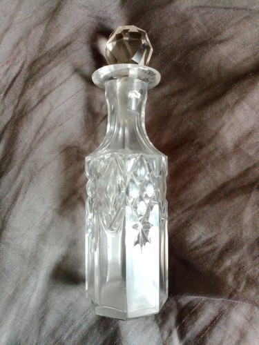 Vintage geschliffenes glas - geschliffenes,
