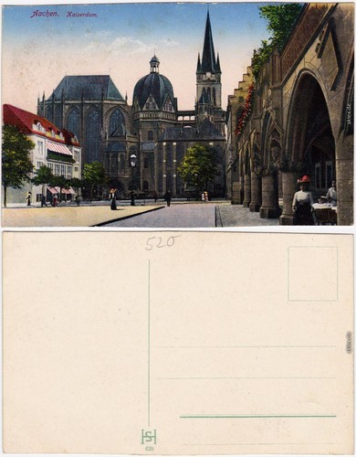 Aachen straßenpartie - aachen, am