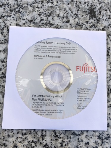 Fujitsu recovery dvd bit - fujitsu,
